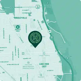 3410 North Lakeshore Drive map.