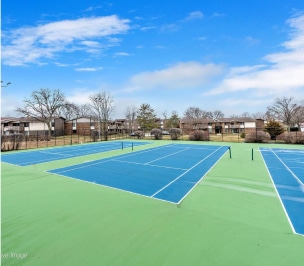 Raintree Condominium tennis courts.