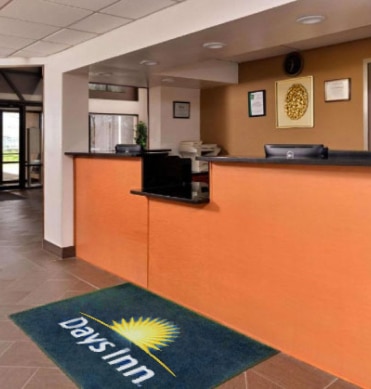 Days Inn Matteson front desk.