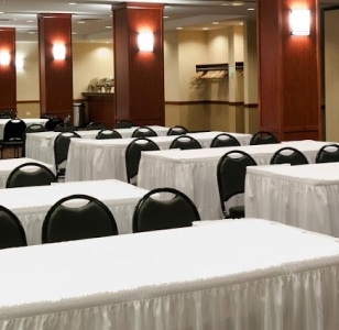 Holiday Inn meeting room.