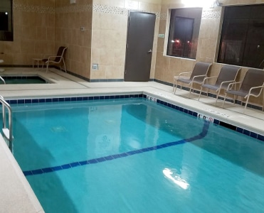 Holiday Inn pool.