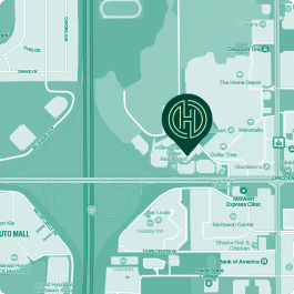 Matteson Days Inn map.